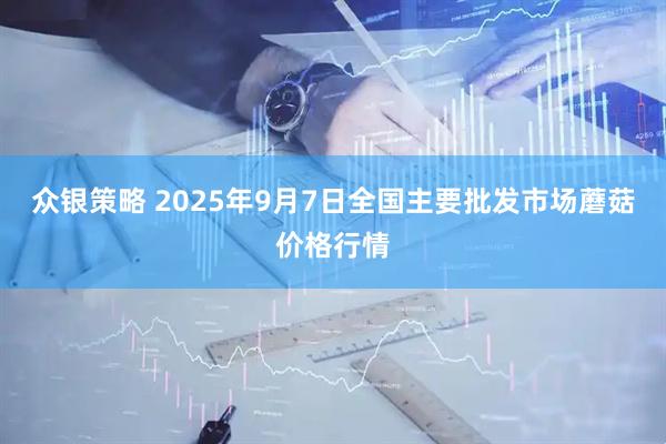 众银策略 2025年9月7日全国主要批发市场蘑菇价格行情