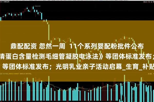 鼎配配资 忽然一周  11个系列婴配粉批件公布；《婴幼儿配方羊奶粉乳清蛋白含量检测毛细管凝胶电泳法》等团体标准发布；光明乳业亲子活动启幕_生育_补贴_小贝大